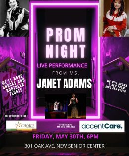 Weekly Senior Center Activities with Meal A Day Menu for the Week of May 19th