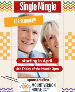 Single Mingle at the New Senior Center on Oak Ave