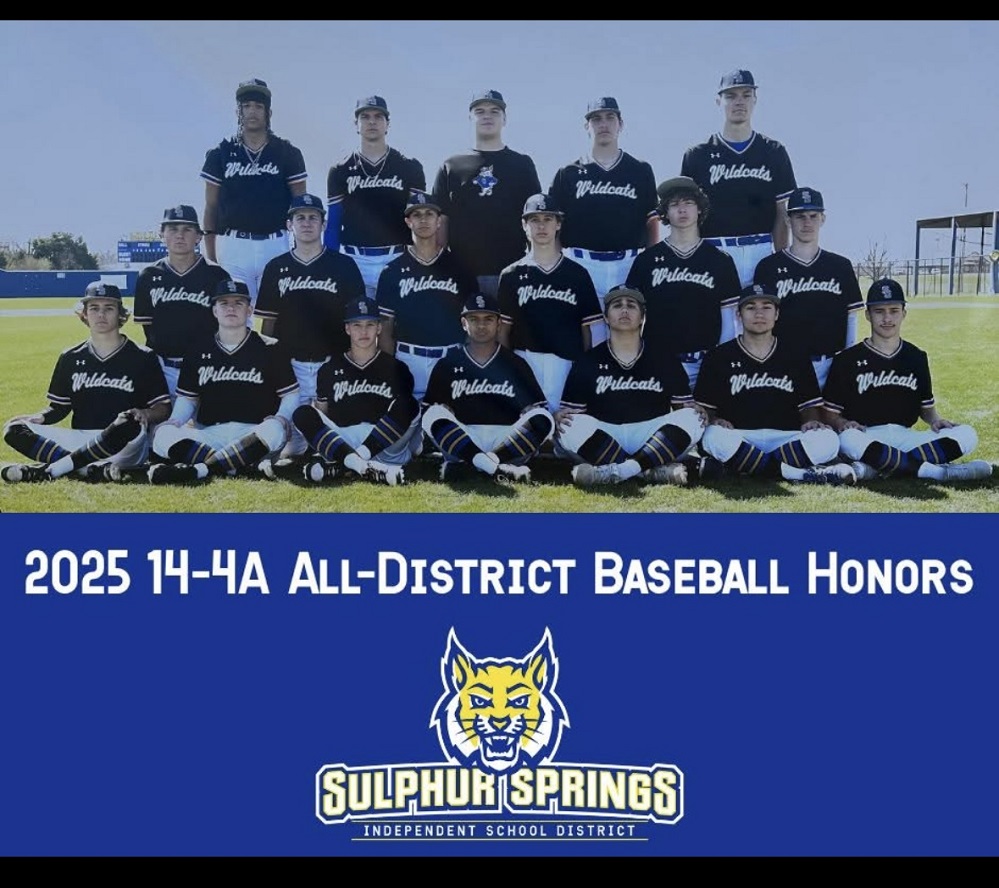 SSHS 2025 Wildcats baseball team picture from SSISDs facebook