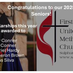 First United Methodist Church of Sulphur Springs Awarded Scholarships This Year