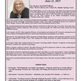 Hopkins County Genealogical Society Summer Seminar to be Held June 21, 2025