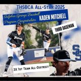 Wildcats Baseball Player Kaden Mitchell Selected as a Texas High School Baseball Coahes Association All-Star at Third Base