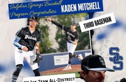 Wildcats Baseball Player Kaden Mitchell Selected as a Texas High School Baseball Coahes Association All-Star at Third Base