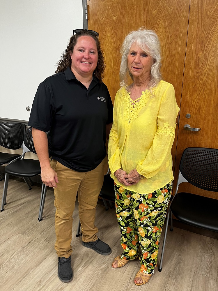 Tracy Lott, CHRISTUS Mother Frances – Sulphur Springs sports medicine coordinator, and Dr. Mary Leshe, Heritage Christian Counseling Center, provided education as part of the Hopkins County Health Care Foundation’s kick-off of the Summer of Healthy Fun series. For more information on the upcoming programs in this series, visit HCSummer25.GiveSmart.com.