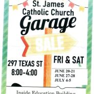 St. James Catholic Church Multi Weekend Garage Sale