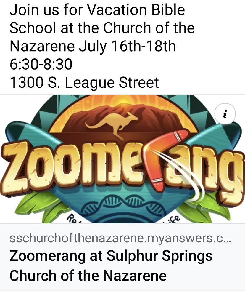 Church of the Nazarene VBS 2025