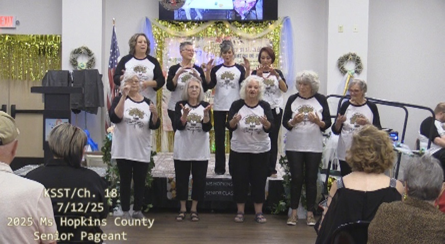 2025 Ms Hopkins County Senior Classic Pageant contestants