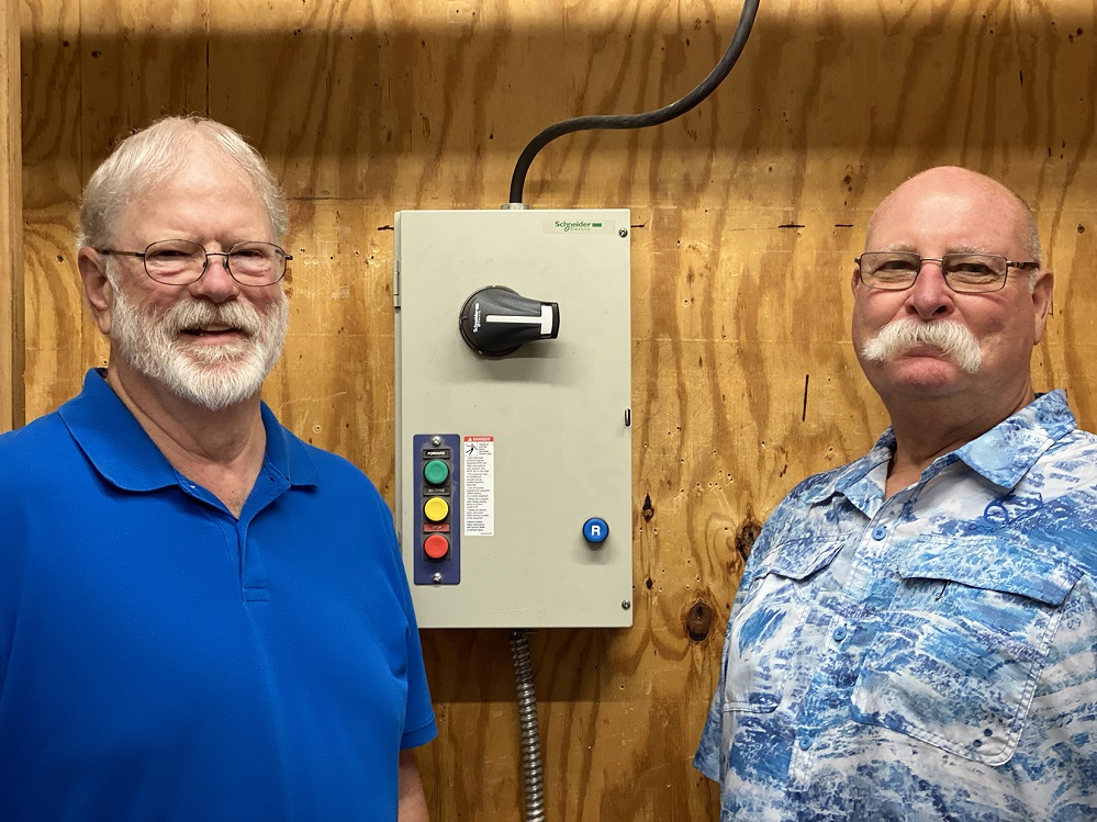 David Hartman l recently visited with Electrician Program Coordinator Russell Dieterich right to prepare for the classes being offered at the PJC-Greenville Center Hartman Dieterich-7-14-25