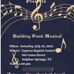 Greater Emmanuel Baptist Church to Hold Fundraising Concert July 26th