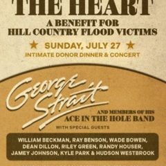 George Strait Plans Intimate Concert to Benefit Flood Victims