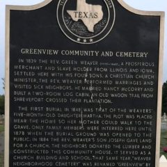 Greenview Memorial Day Business Meeting and Church Service 2025