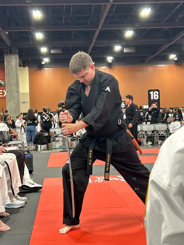 Daron Bilyeu co-owner of Sulphur Springs ATA Martial Arts