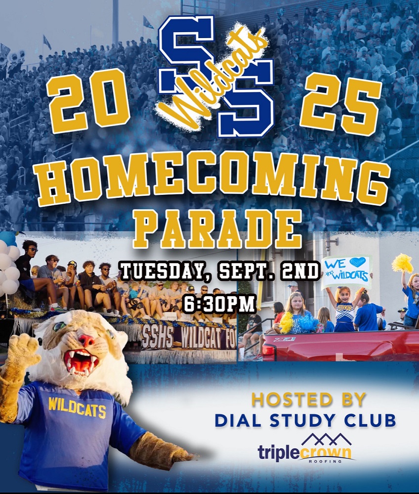 Dial Study Club 2025 Wildcats Homecoming Parade August September