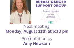 The Hopkins County Breast Cancer Support Group Meets Monday