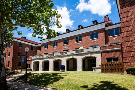 Exterior of Binnion Hall East Texas A&M Marketing and Communications