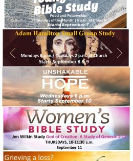 First United Methodist Church of Sulphur Springs Offers Small Group Studies Opportunities And More