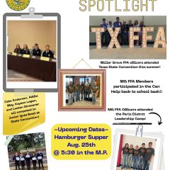 Miller Grove FFA News and Events Summer 2025