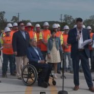 Governor Abbott Celebrates Re-Opening Of Cow Creek Bridge