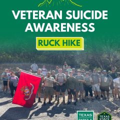 Texas Parks and Wildlife Department Hosts Veteran Suicide Awareness Ruck Hikes