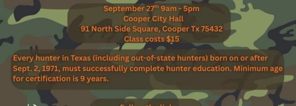 Learn What’s Up at Cooper State Park on This Episode of KSST’s A Second Cup Of Coffee With John Mark Dempsey