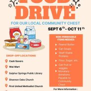 A Plea For Food Donations for Hopkins County Community Chest