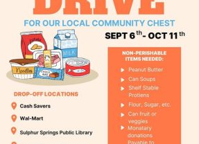 A Plea For Food Donations for Hopkins County Community Chest