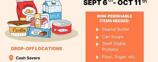 A Plea For Food Donations for Hopkins County Community Chest