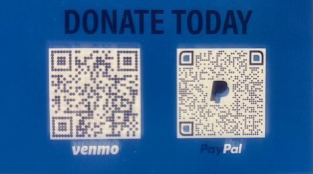 2025-2026 Hopkins County United Way QR Codes October 2025 II Venmo and PayPal
