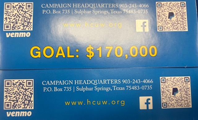 2025-2026 Hopkins County United Way QR Codes October 2025