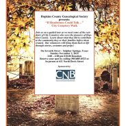 Hopkins County Genealogical Society 2025 City Cemetery Walk to be Held November 2nd