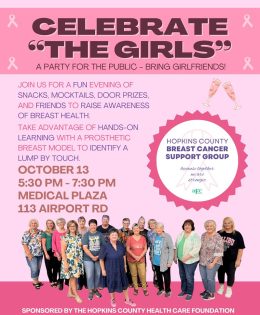 Ladies-Only Breast Health Event, Celebrate “the girls” to be Held October 13th