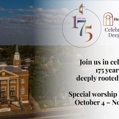 First United Methodist Church of Sulphur Springs to Celebrate 175th Anniversary October 4th Through November 2nd
