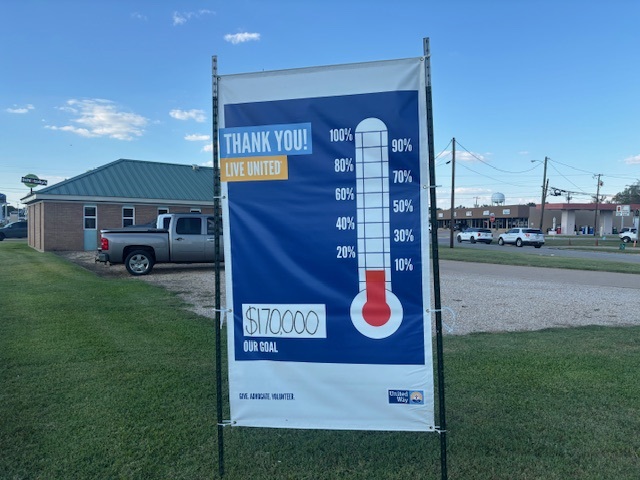 Hopkins County United Way 2025 Thermometer 10-1-25