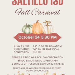 The Saltillo Fall Carnival is on Friday, October 24, 2025