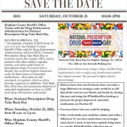 National Prescription Drug Take Back Day October 25