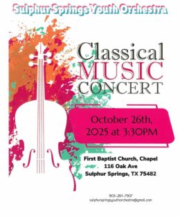 Sulphur Springs Youth Orchestra Concert