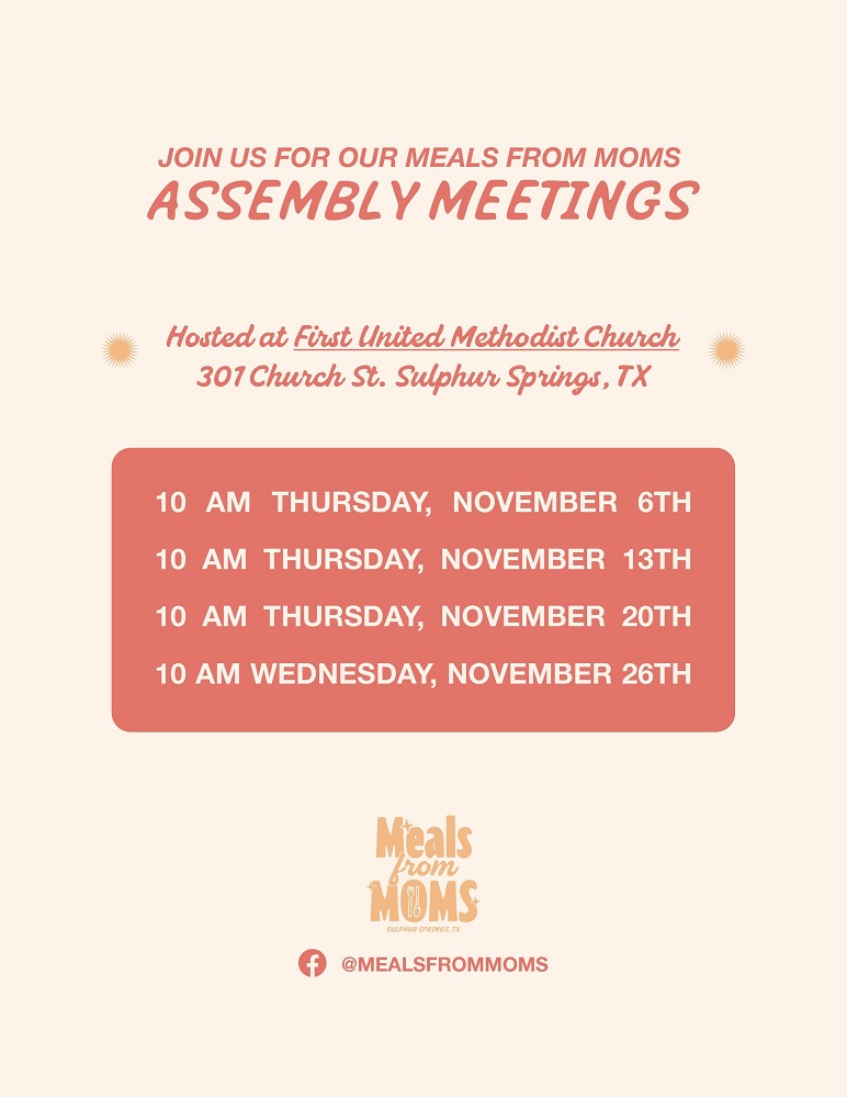 Meals From Moms Assembly Meeting November 2025