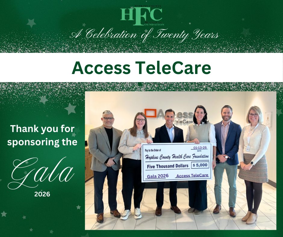 Access TeleCare is graciously sponsoring the 2026 Gala. The Foundation is grateful for their continued support. Visit Gala2026.GiveSmart.com for all things Gala.