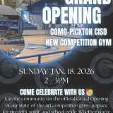 Como-Pickton CISD Gym Grand Opening January 18th