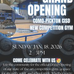 Como-Pickton CISD Gym Grand Opening January 18th