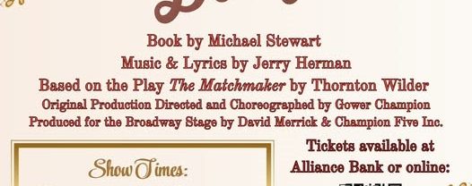 The Topic on This Second Cup Of Coffee is the Hello, Dolly! Production Being Held January 16th – 18th