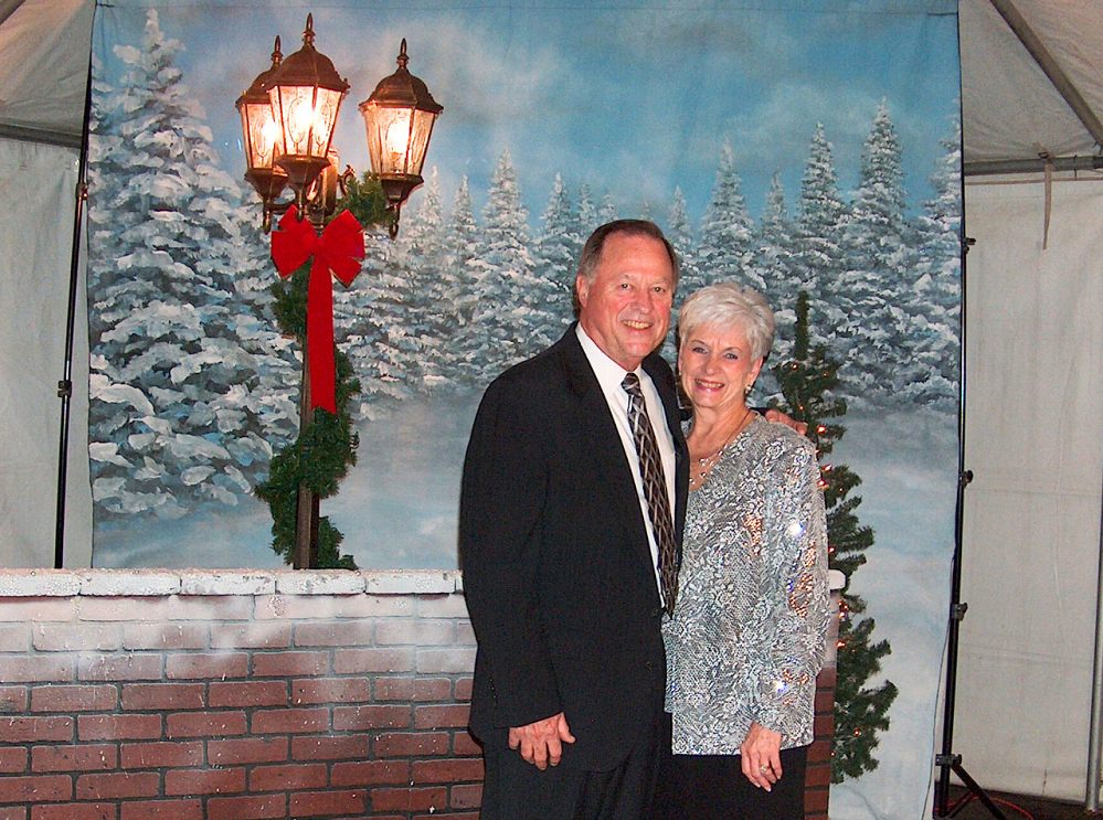 The theme of the first three Galas tempted fate a bit! Winter Fantasy served as the December, 2006 and 2007 theme while Winter Wonderland served as the January, 2009 theme. Twenty years later, the wonderland was no longer a fantasy! Pictured here are Wanda and Wayne Galyean at the 2007 Gala posing in front of a wintery backdrop. Wanda served as the chairperson that year. Funds raised were added to the proceeds of the 2006 Gala and were used to establish the beautiful gardens on the hospital grounds. The new date for the 2026 Gala will be Saturday, May 9. To participate in the Gala Auction Pre-Sale, visit Gala2026.GiveSmart.com.