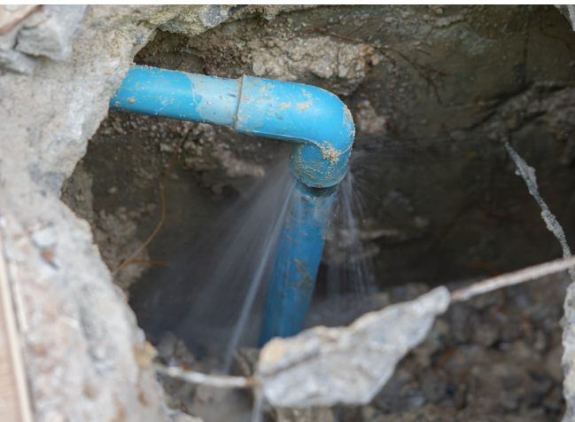 water leak