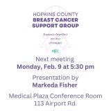 Cancer Support Group to Meet Monday, February 9