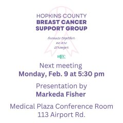 Cancer Support Group to Meet Monday, February 9