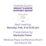 Cancer Support Group to Meet Monday, February 9