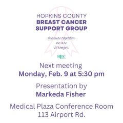 Cancer Support Group to Meet Monday, February 9