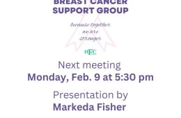 Cancer Support Group to Meet Monday, February 9