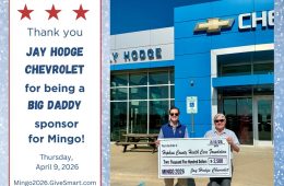 Jay Hodge Chevrolet Leads the Charge for the Health Care Foundation’s Mingo