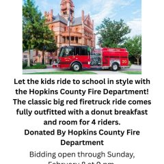 Bid for the Ride of a Lifetime: Firetruck Expedition including Donuts